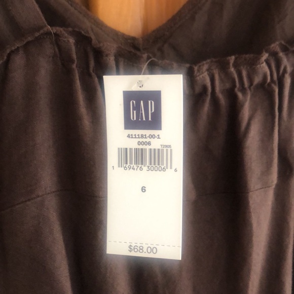 Gap linen flounced summer dress. Vintage, tags attached. Excellent condition - Picture 9 of 16